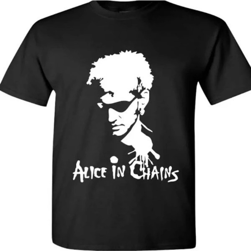Layne Staley Alice In Chains T-shirt Black Unisex